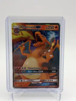 Pokemon TCG Charizard GX Hidden Fates 9/68 Holo Ultra Rare - Image 1