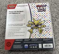 Pokemon TCG SV: Scarlet & Violet 151 Alakazam ex Collection Box Sealed (READ!) - Image 2