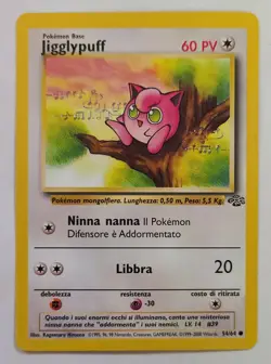 Pokemon JIGGLYPUFF 54/64 Jungle (Italian / Italiano) - Light Play 🍒 - Image 2