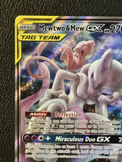 2019 Pokemon Mewtwo And Mew Gx SM191 Black Star Promo - Image 2