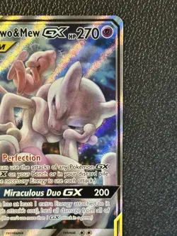 2019 Pokemon Mewtwo And Mew Gx SM191 Black Star Promo - Image 3
