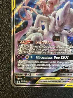 2019 Pokemon Mewtwo And Mew Gx SM191 Black Star Promo - Image 5