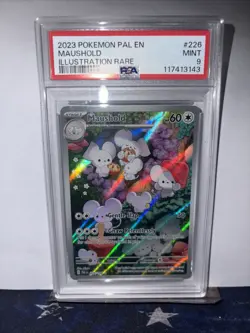 2023 Pokemon PAL EN MAUSHOLD illustration Rare #226 - Image 1