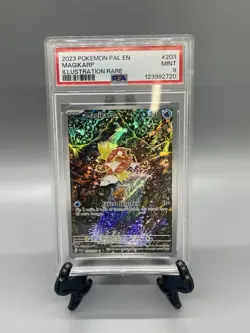 Pokemon Magikarp Paldea Evolved Illustration Rare 203/193 PSA9 - Image 1