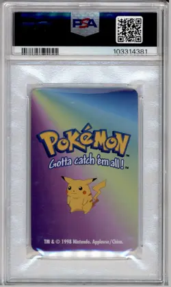 PSA 10 ENGLISH POKEMON KFC CHARIZARD #06 APPLAUSE 1998 351B - Image 2