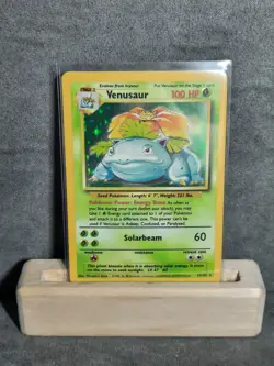 Pokemon Venusaur 15/102 Base Set Holo Unlimited LP - Image 1