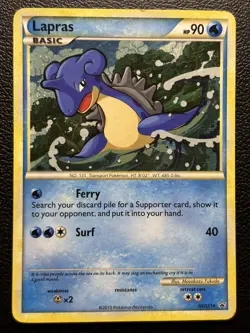 Pokemon TCG Lapras HGSS14 Holo Blackstar Promo HeartGold SoulSilver 2010 MP - Image 1