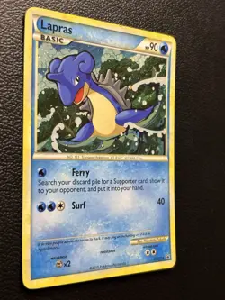 Pokemon TCG Lapras HGSS14 Holo Blackstar Promo HeartGold SoulSilver 2010 MP - Image 2