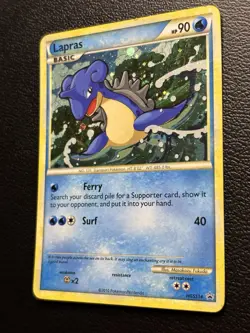 Pokemon TCG Lapras HGSS14 Holo Blackstar Promo HeartGold SoulSilver 2010 MP - Image 3