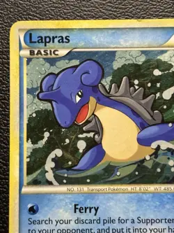 Pokemon TCG Lapras HGSS14 Holo Blackstar Promo HeartGold SoulSilver 2010 MP - Image 5