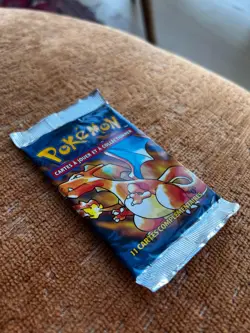 Booster Pokemon Set de Base Edition 1 DRACAUFEU Lourd HOLO Garantie 🇫🇷 Scelle - Image 3