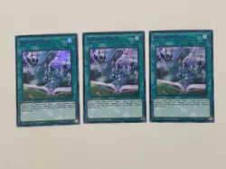 Yugioh - Shadow Toon x 3 - 1st Edition Ultra Rare Purple NM - Free Holo Card - Image 1
