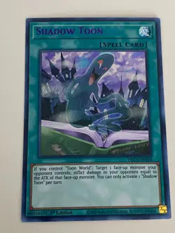 Yugioh - Shadow Toon x 3 - 1st Edition Ultra Rare Purple NM - Free Holo Card - Image 4