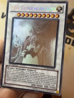 Odin, Father Of The Aesir STOR-EN040 Ghost Rare 1st Edition YuGiOh! NM - Image 2