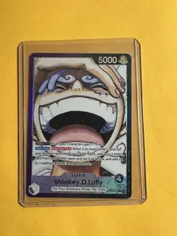 Monkey.D.Luffy One Piece Leader OP09-061 Emperors in the New World Foil - Image 1