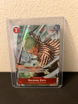 Roronoa Zoro Alt Art OP14-015 One Piece TCG English - Image 1