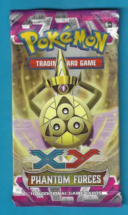 Pokemon "Phantom Forces" 10-Card Sealed Booster Pack (Aegislash) X1 - Image 1