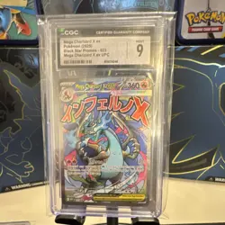 Mega Charizard X ex Promo Holo 023 Me: Mega Evolution CGC 9 Pokemon Card - Image 1