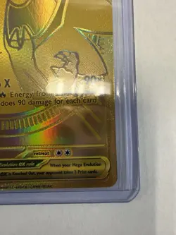 Mega Charizard X ex 130/094 Phantasmal Flames Gold Hyper Rare Pokemon Card - Image 4