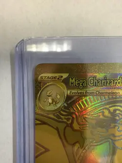 Mega Charizard X ex 130/094 Phantasmal Flames Gold Hyper Rare Pokemon Card - Image 5