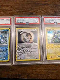 2009 Pokemon Arceus Platinum AR 1/9 Set Psa Lot (Looks Awsome Displayed) 9 Cards - Image 2