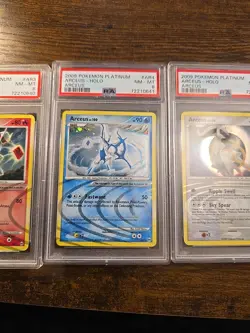 2009 Pokemon Arceus Platinum AR 1/9 Set Psa Lot (Looks Awsome Displayed) 9 Cards - Image 3