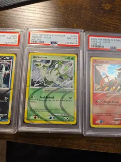 2009 Pokemon Arceus Platinum AR 1/9 Set Psa Lot (Looks Awsome Displayed) 9 Cards - Image 5