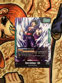 Son Gohan : SH FB09-049 Leader Alternate Art Dual Evolution Dragon Ball Card Eng - Image 2