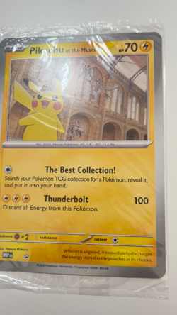 Pikachu At The Museum Jumbo Pokemon Card - Natural History Museum - Image 2