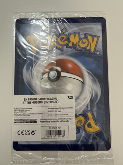 Pikachu At The Museum Jumbo Pokemon Card - Natural History Museum - Image 3