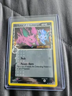 Pokemon Nidoran Dragon Frontiers Stamped Card 57/101 Reverse Holo - Image 1