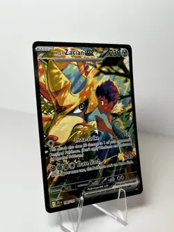Pokemon TCG Hop's Zacian EX Card 186/159 Journey Together Sir - Image 2