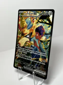 Pokemon TCG Hop's Zacian EX Card 186/159 Journey Together Sir - Image 3