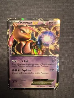 Pokemon TCG Mewtwo EX BW45 Holo Black Star Promo Card - Image 1