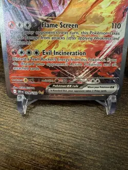 Pokemon TCG Team Rockets Moltres EX Holo Card 229/182 Sir Destined Rivals - Image 4