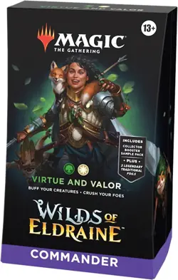 Wilds of Eldraine Commander Deck - Virtue and Valor MTG Brand New Sealed - Image 1