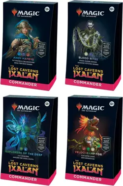 Magic The Gathering The Lost Caverns of Ixalan Commander Deck Bundle 4 Decks - Image 1