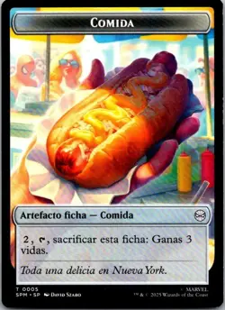 2025 Magic the Gathering MTG Spider-Man: Food (Comida) (Robot) Spanish - Image 1