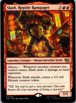 Slash, Reptile Rampager R Teenage Mutant Ninja Turtles 108 NM - Image 1