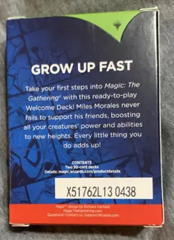 NYCC 2025 Magic The Gathering Green Welcome Deck Spider-Man Miles Welcome Deck - Image 3