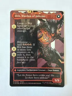 Clive, Ifrit's Dominant (Surge Foil, Mythic Rare, FIN 530) - MTG Final Fantasy - Image 2