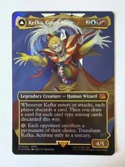 Kefka, Court Mage (Surge Foil, Mythic Rare, Borderless, 543) - MTG Final Fantasy - Image 1