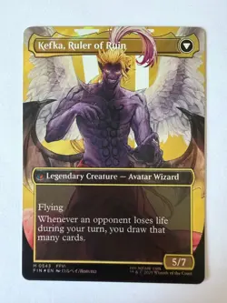 Kefka, Court Mage (Surge Foil, Mythic Rare, Borderless, 543) - MTG Final Fantasy - Image 2