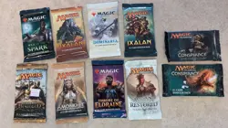 Magic The Gathering Sealed Booster Pack Lot x10. Mirrodin Besieged and more! - Image 1