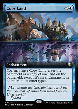 Copy Land ** Extended Art ** #47 - CMR: Modern Horizons 3 - NM MTG - Image 1