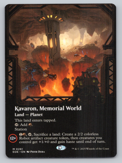 Kavaron, Memorial World Borderless - Edge of Eternities - MTG - Image 1