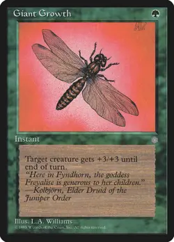 MTG Giant Growth ** Ice Age ** English (NM) - Image 1