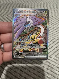 Pokemon TCG Raging Bolt ex 166/131 SIR SV: Prismatic Evolutions - Pack Fresh NM - Image 1