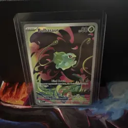Pokemon TCG: Bulbasaur 133/132, (FULL ART) Mega Evolution _ HOLO _ STAMPED PROMO - Image 1