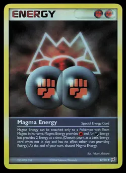 Pokemon Card - Magma Energy Team Magma vs Team Aqua 87/95 Reverse Holo - Image 1